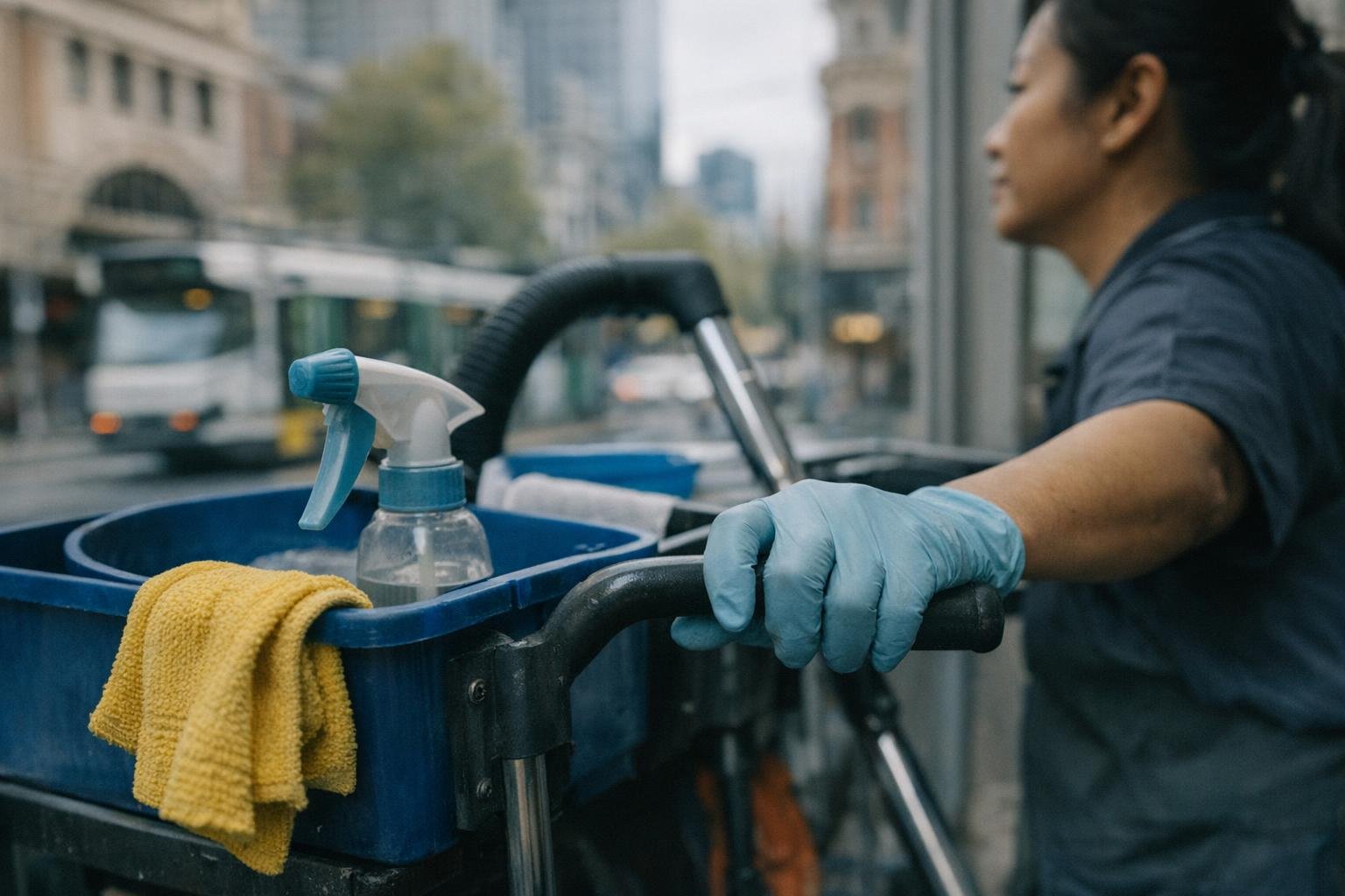 How Breakroom Sanitization applies to Office Cleaning services in Melbourne CBD, Australia — practical illustration