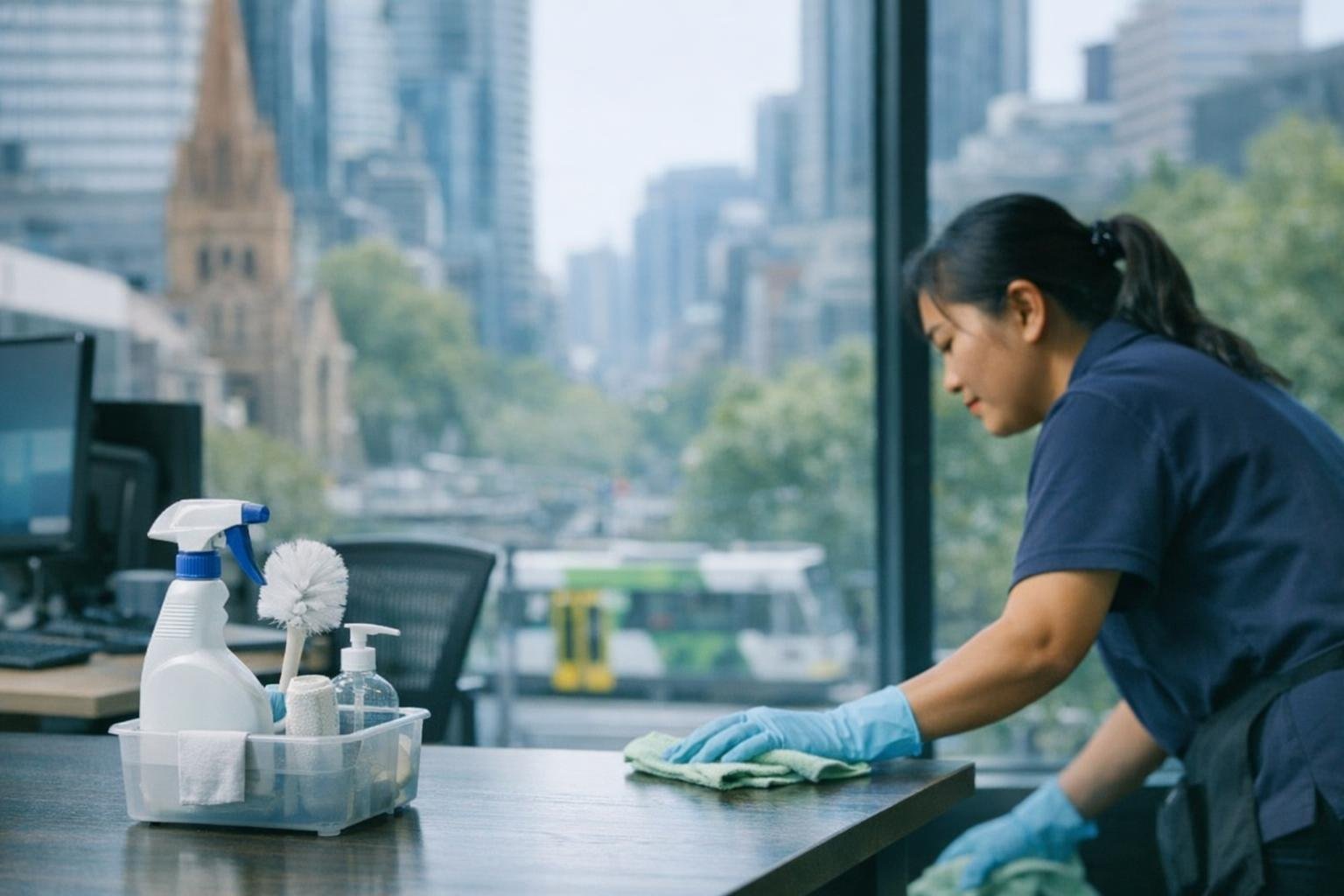 Deep Cleaning Process in Office Cleaning: Deep Cleaning Process is a comprehensive cleaning method that goes beyond routine — visual guide