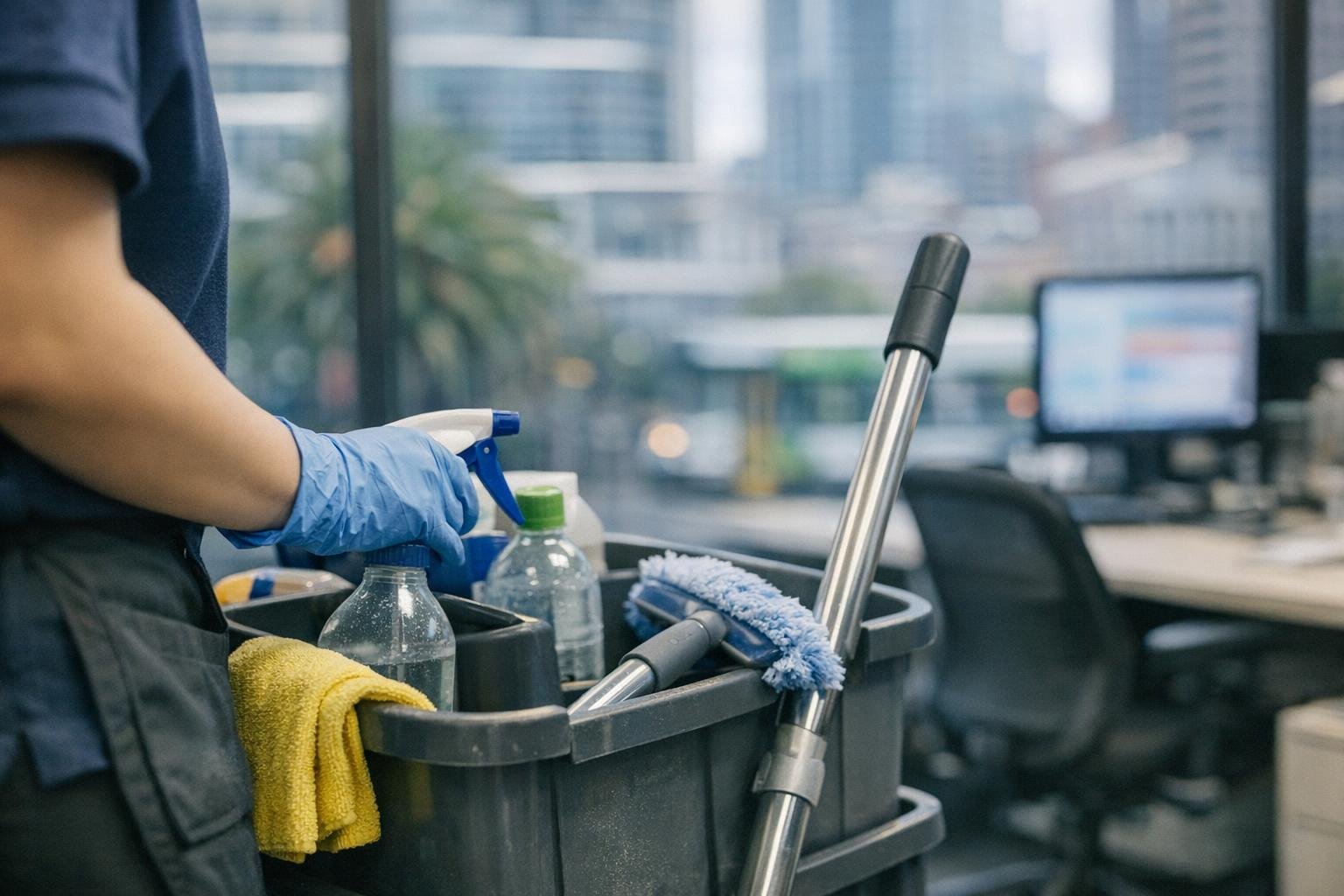 How Deep Cleaning Process applies to Office Cleaning services in Melbourne CBD, Australia — practical illustration