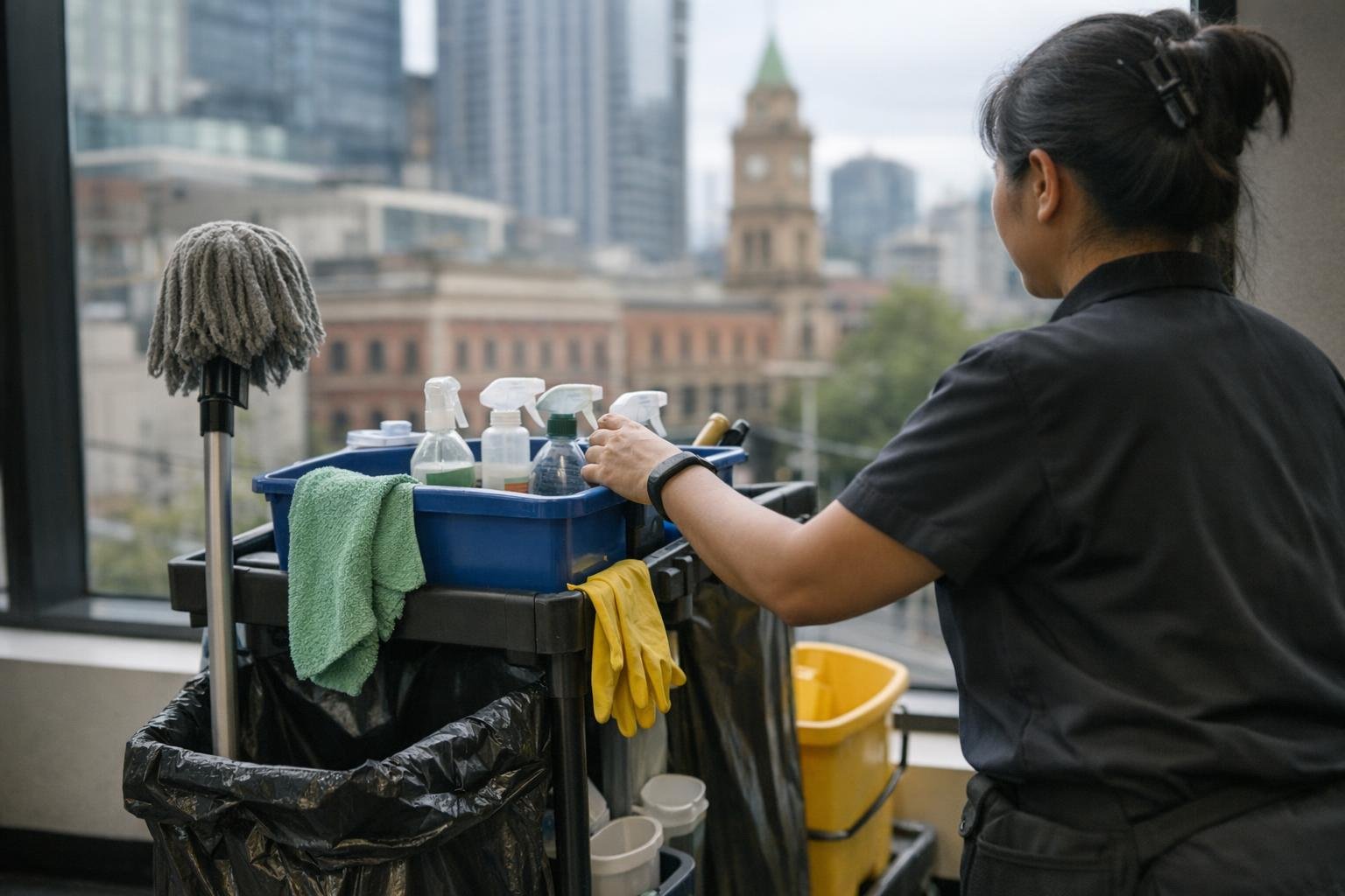 How End of Lease Cleaning applies to Office Cleaning services in Melbourne CBD, Australia — practical illustration