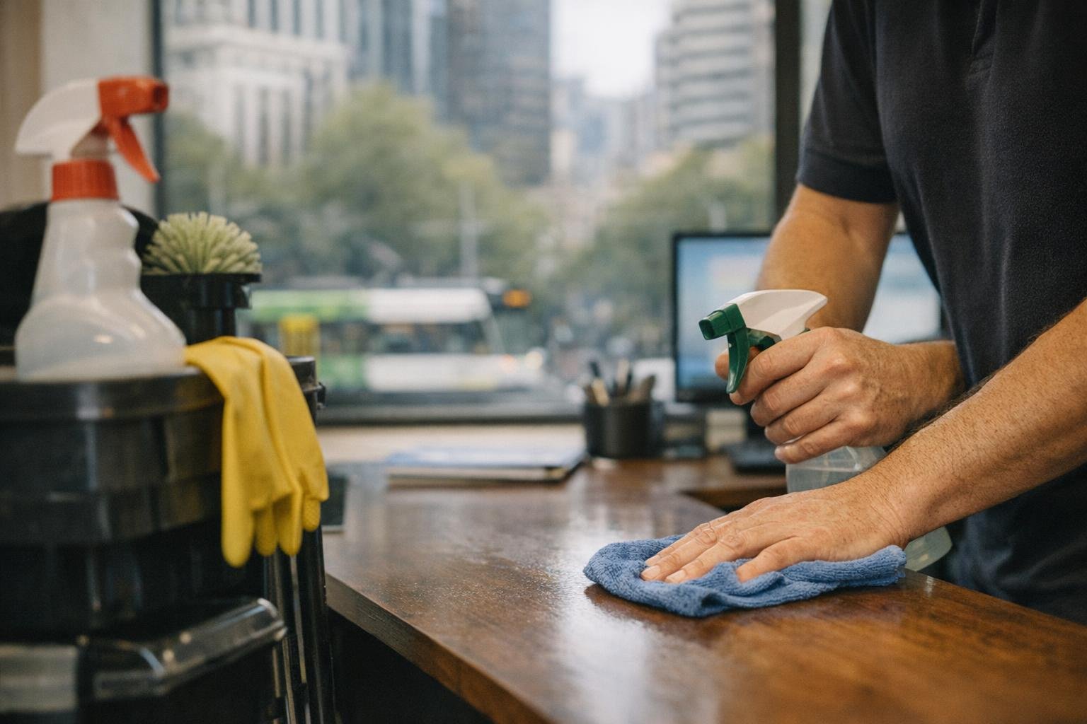 Floor Maintenance Schedule in Office Cleaning: Floor Maintenance Schedule is a planned timetable that outlines when and how — visual guide