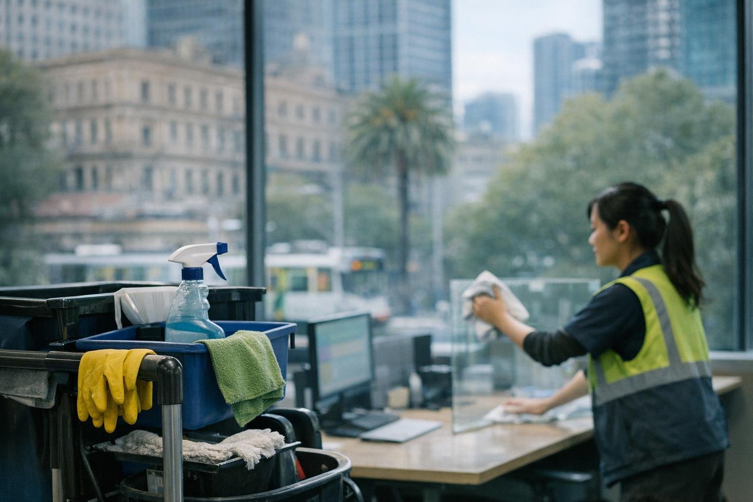 Hard Floor Restoration in Office Cleaning: Hard Floor Restoration is a professional cleaning and refinishing process that removes — visual guide