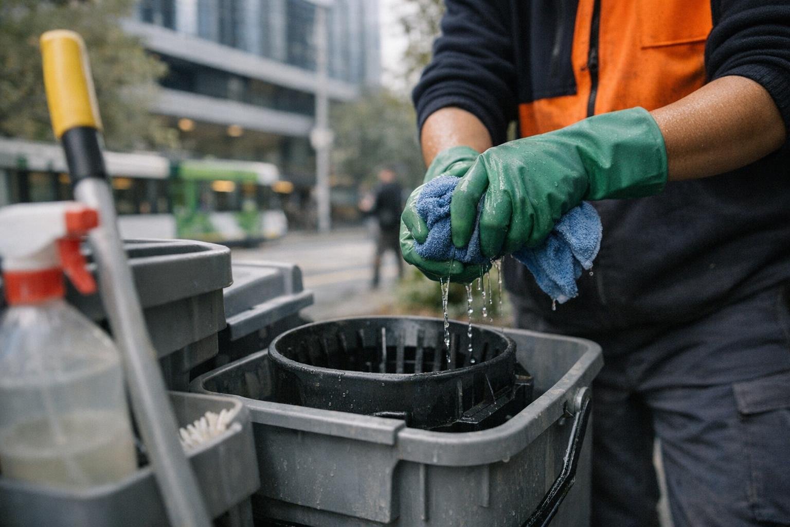 How Interior Glass Cleaning applies to Office Cleaning services in Melbourne CBD, Australia — practical illustration