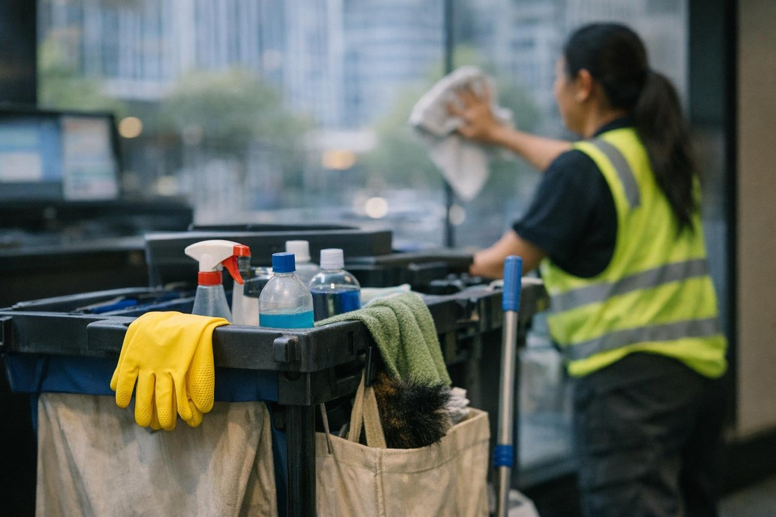 How Janitorial Services applies to Office Cleaning services in Melbourne CBD, Australia — practical illustration