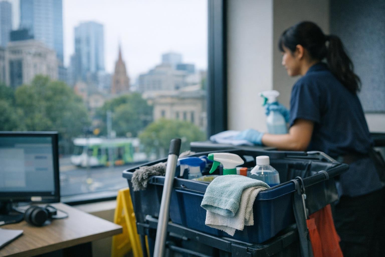 How Meeting Room Hygiene applies to Office Cleaning services in Melbourne CBD, Australia — practical illustration