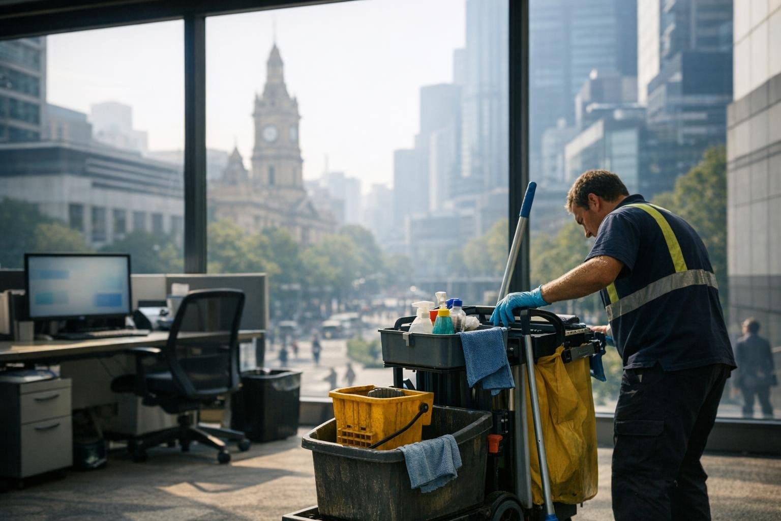 Move-In Cleaning in Office Cleaning: Move-In Cleaning is a comprehensive cleaning service performed before occupants move into — visual guide