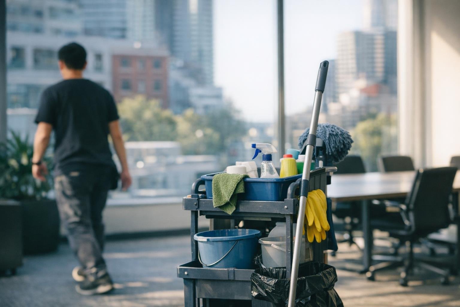 How Office Cleaning Assessment applies to Office Cleaning services in Melbourne CBD, Australia — practical illustration