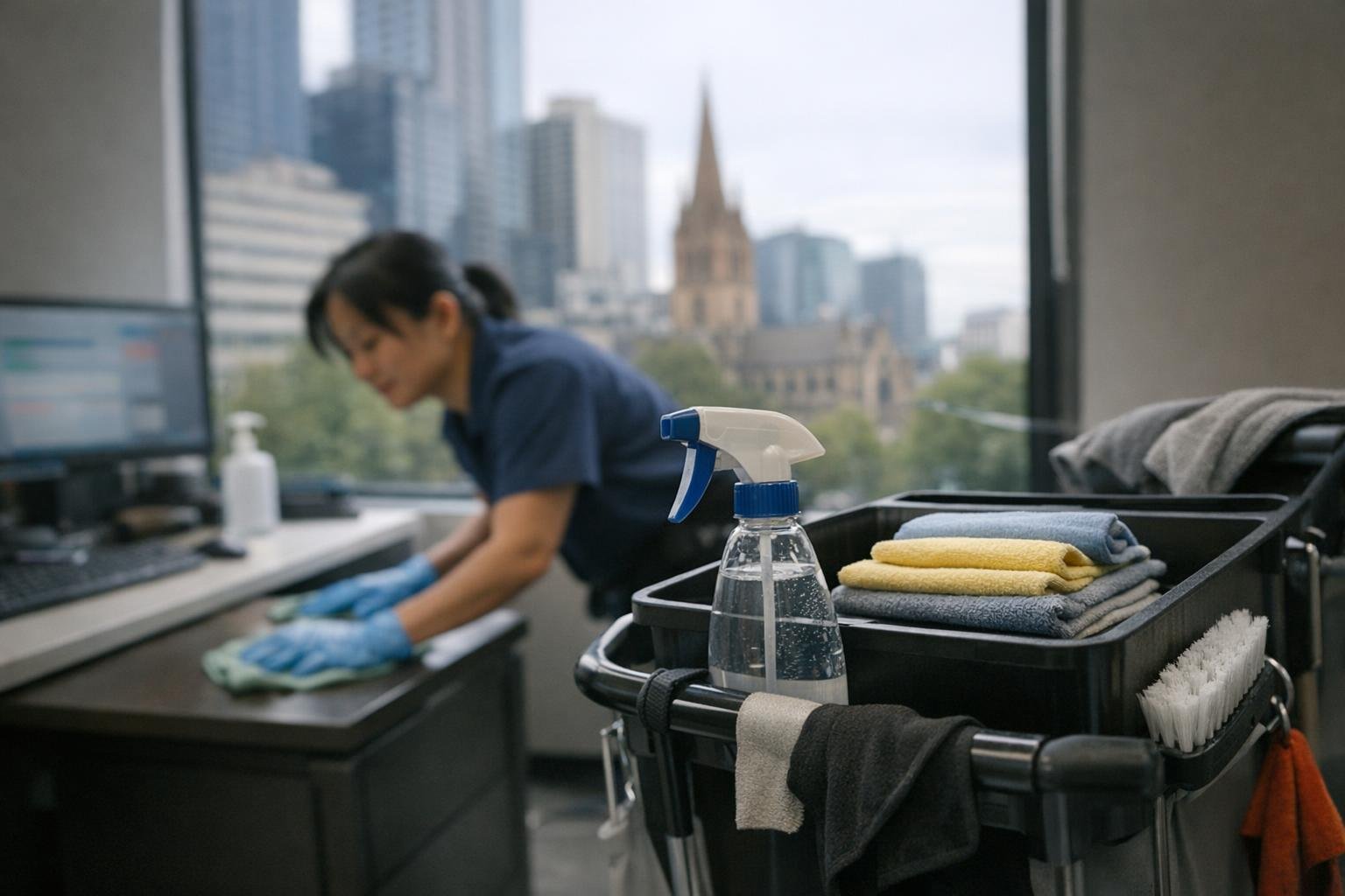 How Office Cleaning Consultation applies to Office Cleaning services in Melbourne CBD, Australia — practical illustration