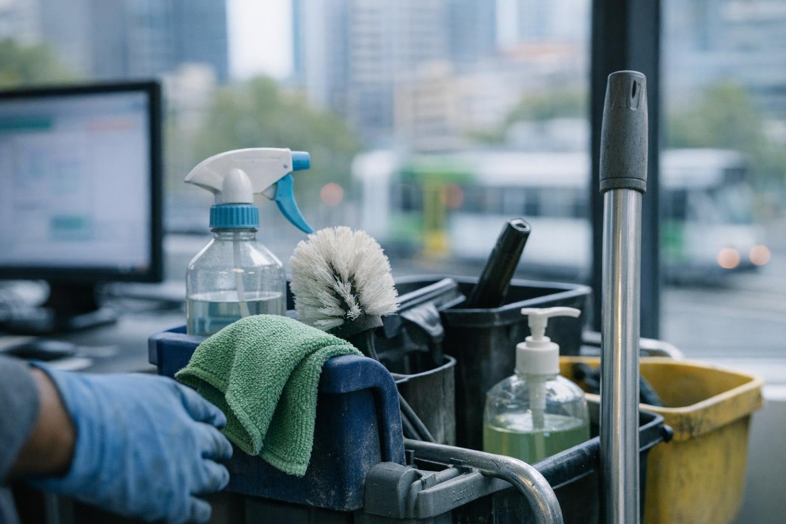 How Office Sanitization applies to Office Cleaning services in Melbourne CBD, Australia — practical illustration