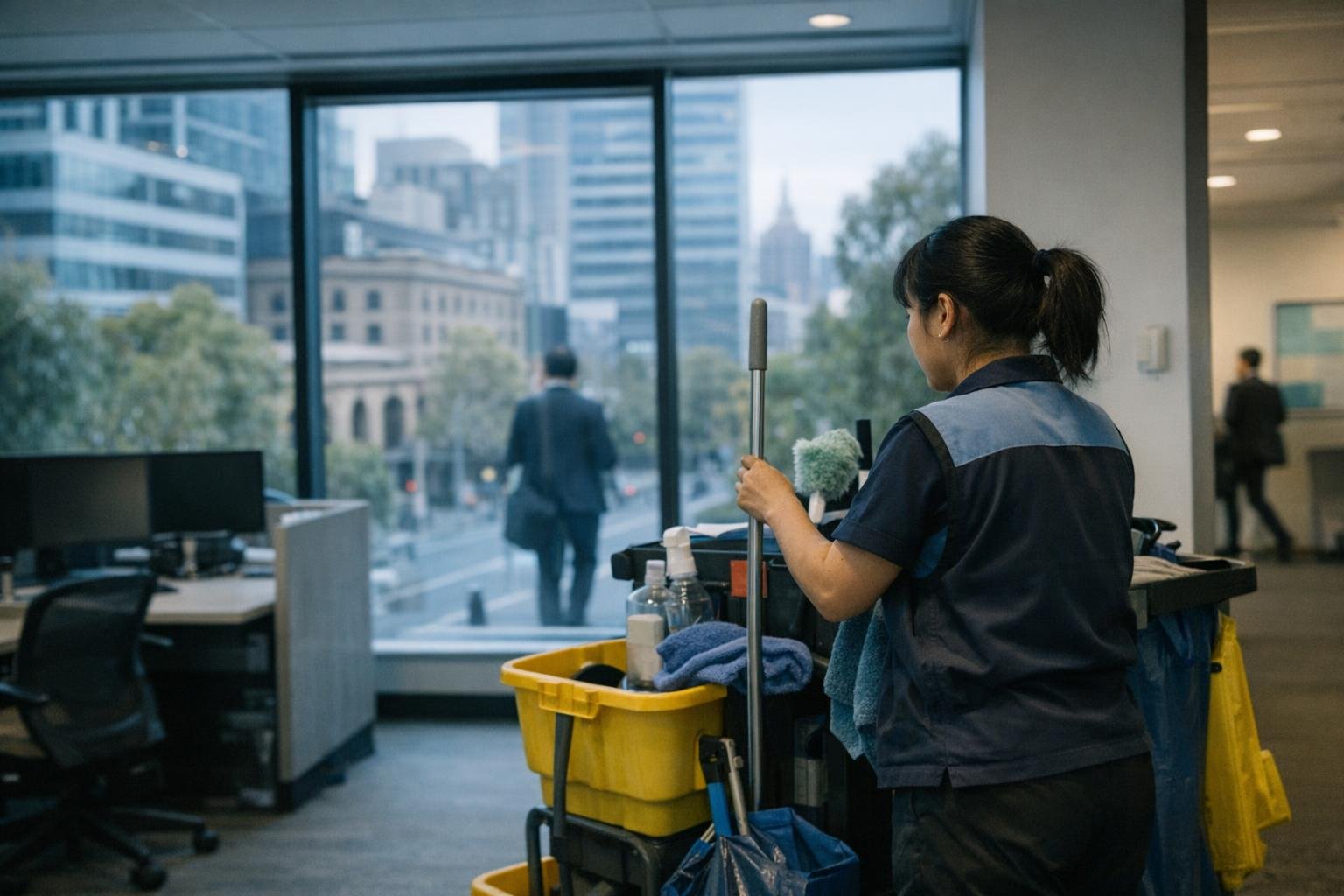 Post-Construction Cleaning in Office Cleaning: Post-Construction Cleaning is the thorough removal of dust, debris, and construction materials — vis…