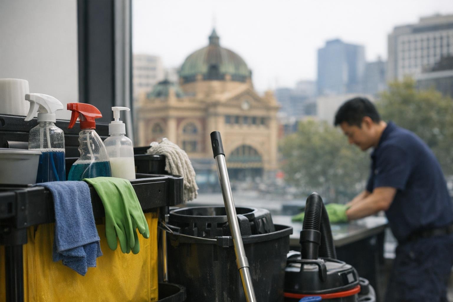How Spring Office Cleaning applies to Office Cleaning services in Melbourne CBD, Australia — practical illustration