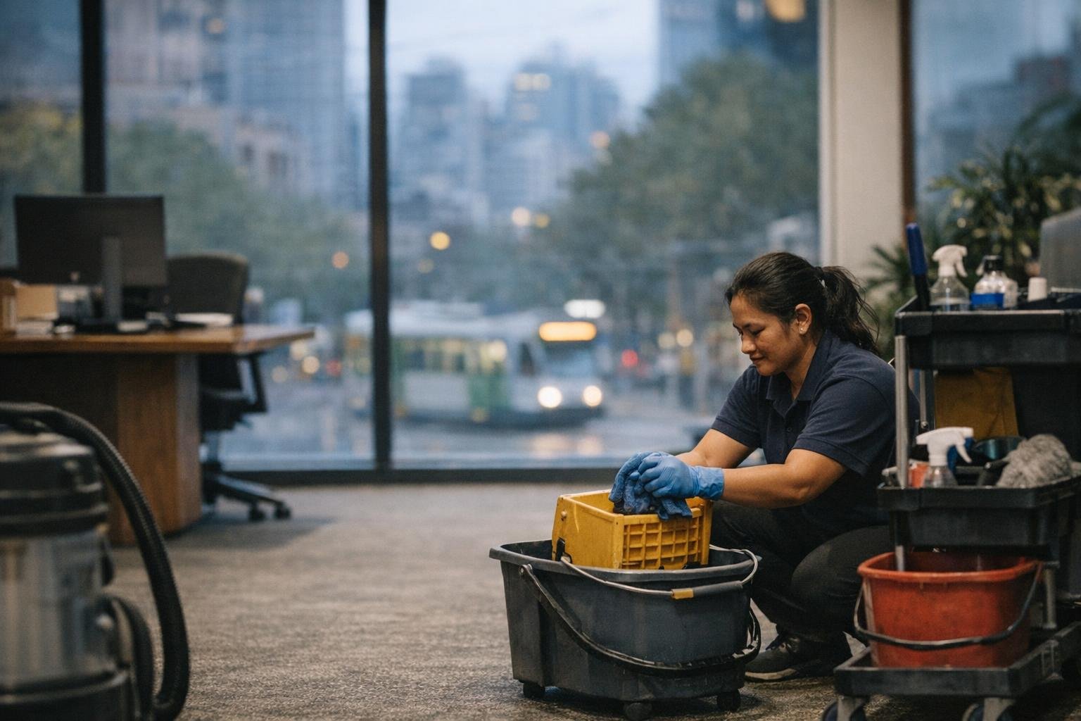 Workplace Hygiene Protocol in Office Cleaning: Workplace Hygiene Protocol is a set of standardized procedures and guidelines designed — visual guide
