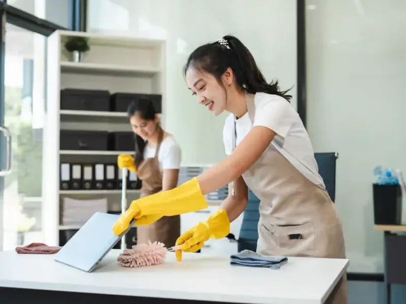 Professional Office Furniture Cleaning process
